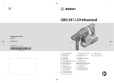 Bosch GBH 187-LI Manual de utilizare