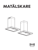 IKEA MATALSKARE Wall Mounted Extractor Hood Manual de utilizare