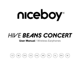 Niceboy Hive Beans Concert Wireless Earphones Manual de utilizare