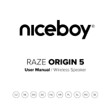 Niceboy RAZE Origin 5 Manual de utilizare