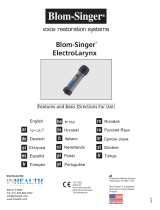 Fahl BLOM-SINGER® ELECTROLARYNX DIGITAL SPEECH AID Instrucțiuni de utilizare