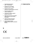 Bavaria BVC 1250 S Instrucțiuni de utilizare