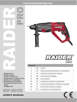 Raider RDP-HD12H Manual de utilizare