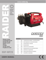 Raider RDP-WP29 Manual de utilizare