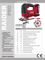 RAIDER Pro RDP-SJS20 Set Manual de utilizare