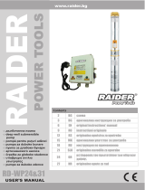 Raider Garden Tools RD-WP24 Manual de utilizare