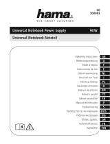 Hama 90W UNIVERSALLADER TIL BÆRBAR PC Manual de utilizare