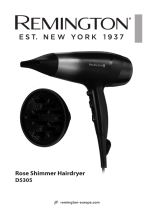 Remington D5305 ROSE SHIMMER HÅRFØNER Manualul proprietarului