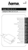 Hama QI-FC15S TRÅDLØS LADER Manual de utilizare