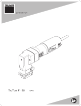 Trumpf TruTool F 125 (2A1) Manual de utilizare