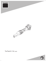 Trumpf TruTool S 114 (2A5) Manual de utilizare