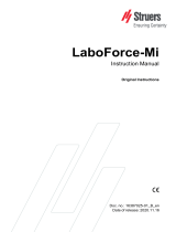 Struers LaboForce-Mi Manual de utilizare