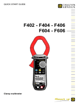 CHAUVIN ARNOUX F404 Manual de utilizare