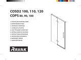 RAVAK Cool! COSD2 shower door Ghid de instalare