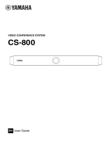 Yamaha CS-800 Manualul utilizatorului