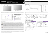 Yamaha BRK-TV2 Ghid de instalare