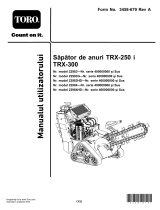 Toro TRX-300 Walk-Behind Trencher (22984) Manual de utilizare