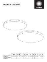 Ledvance Outdoor Essential 255mm 18W 830 White User Instruction