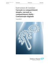 Endres+Hauser EA Single-compartment housing, dual-compartment housing - Digital communication Mounting Instruction