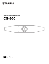 Yamaha CS-500 Manualul utilizatorului
