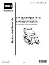 Toro TX 525 Compact Tool Carrier Manual de utilizare