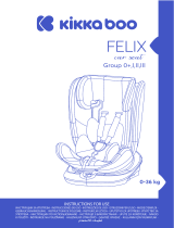 KikkaBoo Felix ISOFIX Manual de utilizare