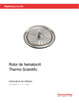 Thermo Fisher Scientific Hematocrit Rotor Instrucțiuni de utilizare