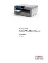Thermo Fisher Scientific Multidrop Pico 8 Digital Dispenser Instrucțiuni de utilizare