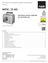 Ruck MPX 355 D4 40 Manualul proprietarului