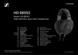 Sennheiser HD 660S2 High-Definition Open-Back Headphones Manualul utilizatorului