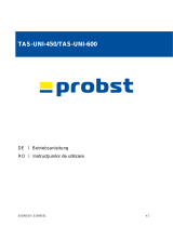 probst TAS-UNI-450 Manual de utilizare
