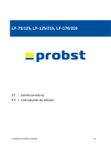 probst LF-170/310 Manual de utilizare