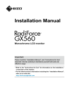 Eizo GX560 Manualul proprietarului