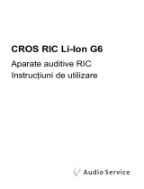AUDIOSERVICE CROS RIC Li-Ion G6 Manualul utilizatorului