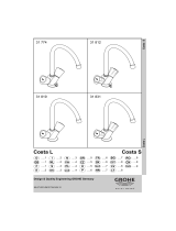 GROHE 88412 Ghid de instalare