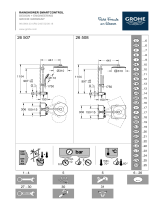 GROHE 88334 Ghid de instalare