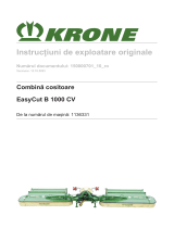 Krone BA EasyCut B 1000 CV Instrucțiuni de utilizare