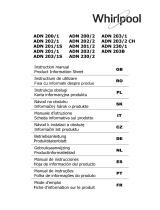 Whirlpool ADN 203B KJØLESKAP Manual de utilizare