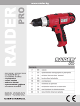 RAIDER Pro RDP-CDD02 Manual de utilizare
