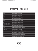 Emos M0391 Digital Multimeter Manualul utilizatorului