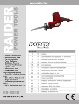 Raider Power Tools Reciprocating Saw 500W tool-free saw blade Manual de utilizare