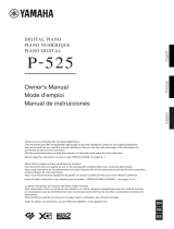 Yamaha P-525 Manualul proprietarului
