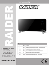 Raider Power Tools Panel Heater 2kW Manual de utilizare