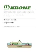 Krone BA EasyCut F 280 Instrucțiuni de utilizare