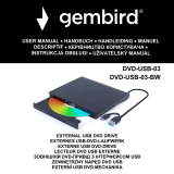 Gembird DVD-USB-03-BW Manualul proprietarului