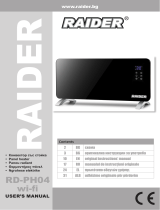 Raider Power Tools Panel Heater 2kW Manual de utilizare