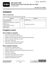 Toro LED Light Kit, TimeCutter HD Riding Mower Ghid de instalare
