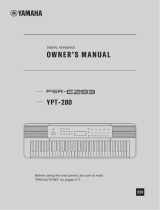 Yamaha PSR-E283 Manualul proprietarului